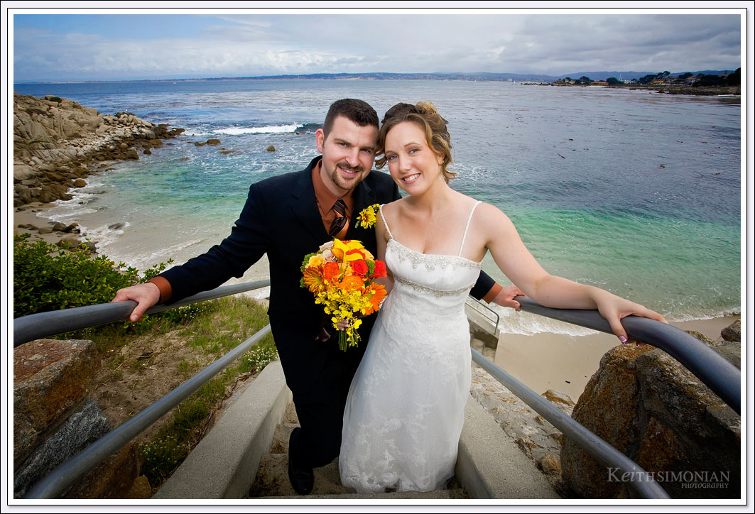 Lovers Point in Pacific Grove offers amazing views of the Pacific Ocean while you get married just above the sea. 
