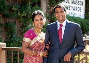 South Asian wedding at the Mountain Winery in Saratoga, CA