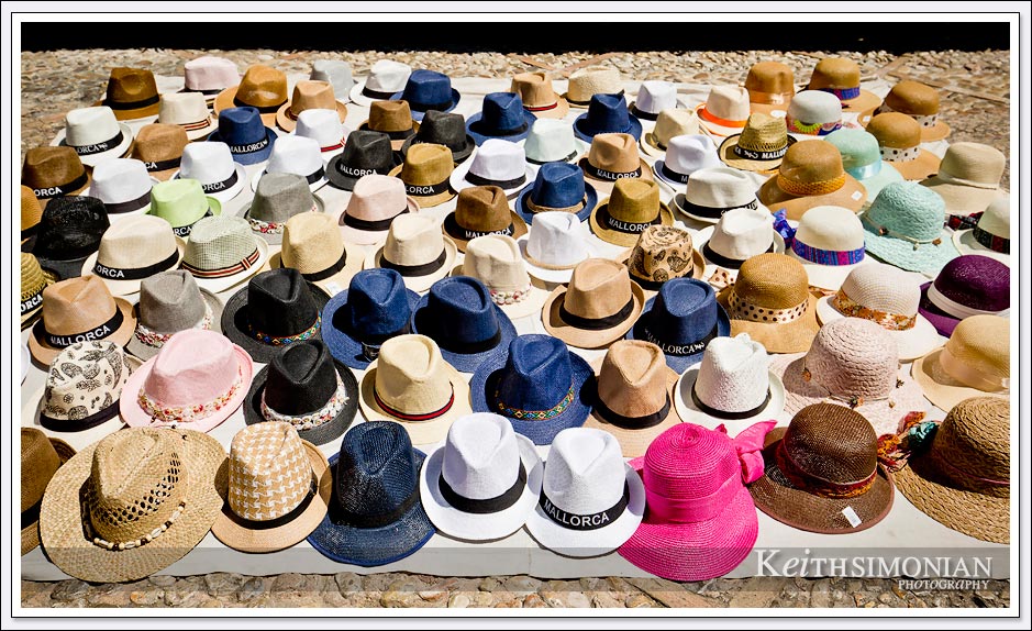 A hat in Palma de Mallorca certainly wasn't a bad idea during the heat of this summer day.
