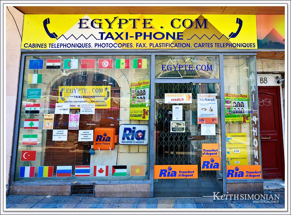 Egypte.com storefront in Toulon, France.