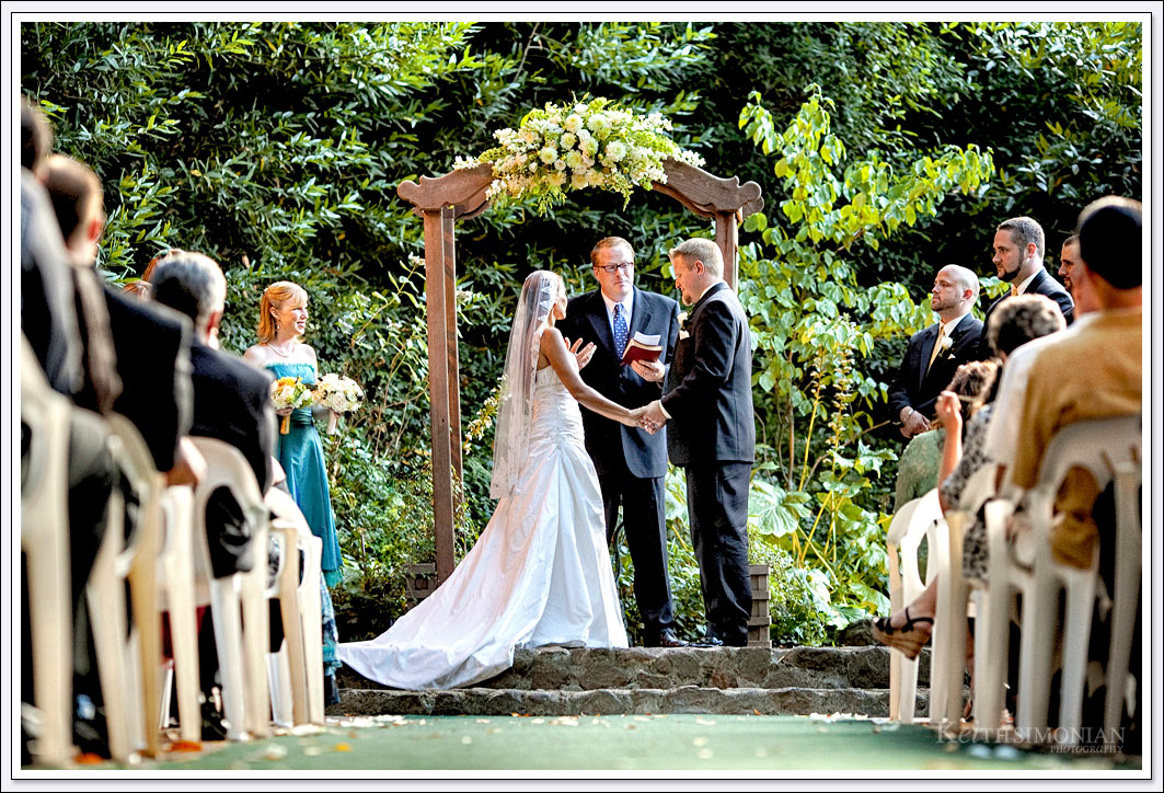 Wonderful greenery will surround your outdoor wedding ceremony at Wildwood Acres in Lafayette, CA