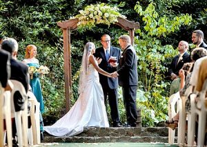 Wedding Ceremony at Wildwood Acres in Lafayette, California