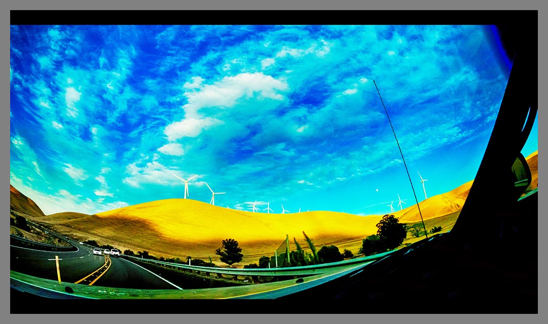 Wind turbines at sunset in the hills of Livermore on the Vasco road connection to Brentwood, CA - Note: windmills don't cause cancer despite what an Orange guy said. 