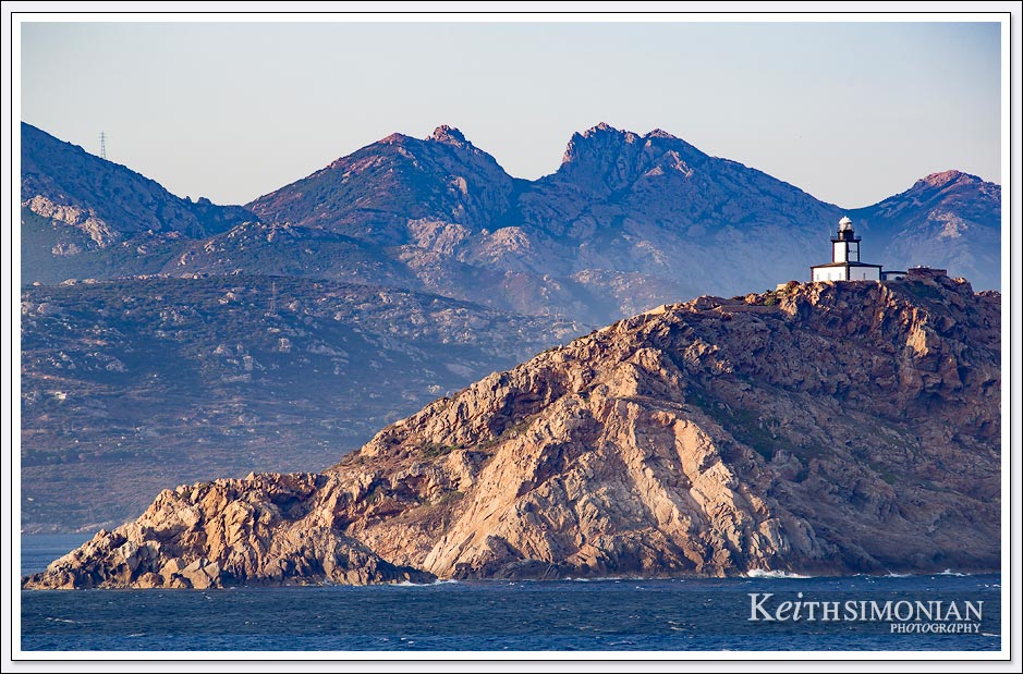 Lighthouse - northwest coast of Corsica.