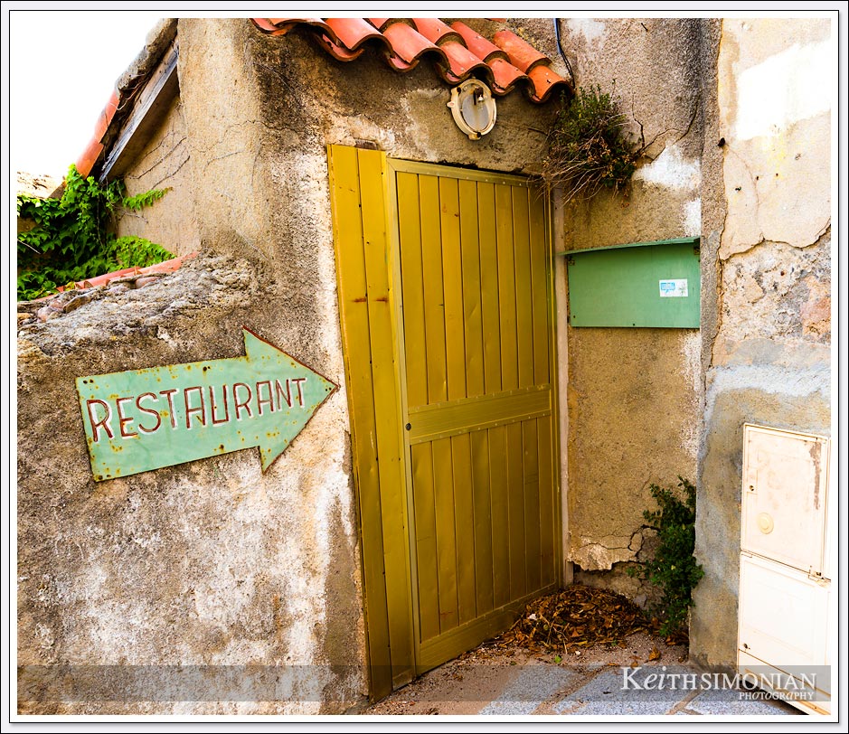 The sign says restaurant, but I am not so sure - Calvi France Corsica