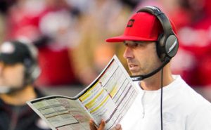 San Francisco 49ers head coach Kyle Shanahan is hoping for a second trip to the Super Bowl as head coach of the 49ers.