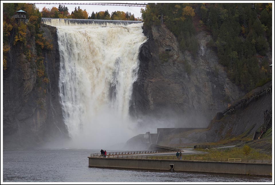Montmorency Falls near Quebec City Canada - Before Photo.