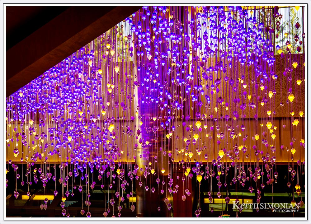 Hotel lobby of Caesars Republic at Stateline, Nevada.